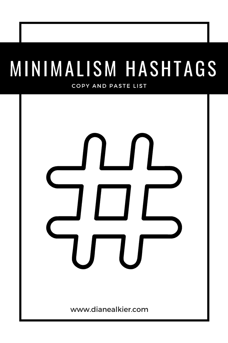 Minimalism-Hashtags