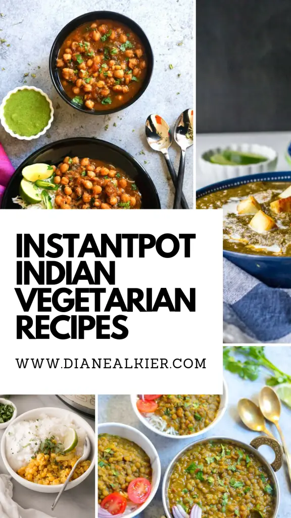 Instant pot Indian vegetarian recipes