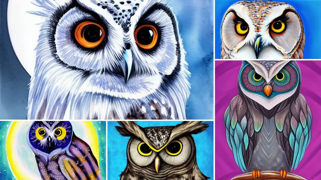 Owl Spirit Animal Art